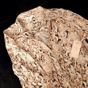 Candie's Button Tie Front Tunic